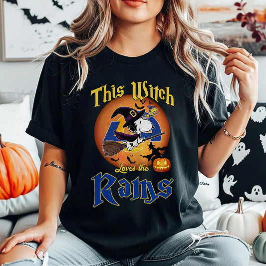 LAR x NFL This Witch Snoopy Love This 2D Shirt DatND DVT