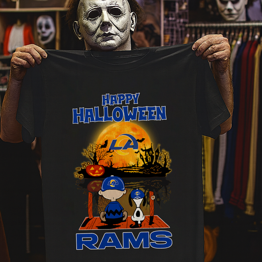 LAR X The Peanuts Snoopy And Charlie Brown Happy Halloween 2D Shirt DatND ThuongNH