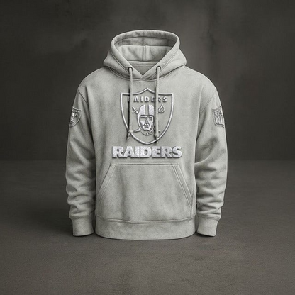 NFL x LAR Suede Texture 3D Hoodie V1 NAK