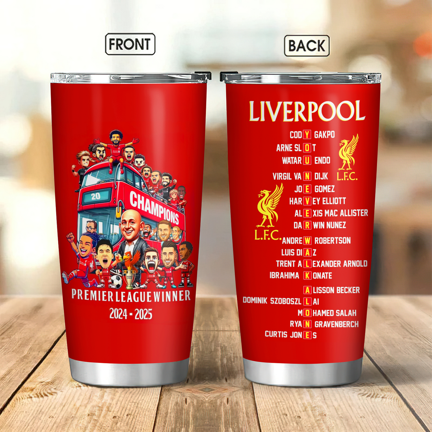 LIV Champions Premier League 20th 2025 V12 Tumbler