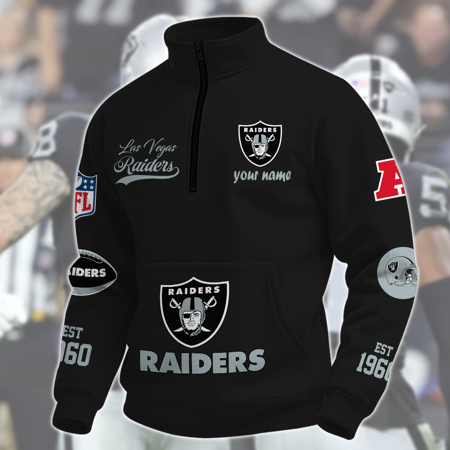 LV  x NFL Quarter-Zip Sweatshirt DatND DVT