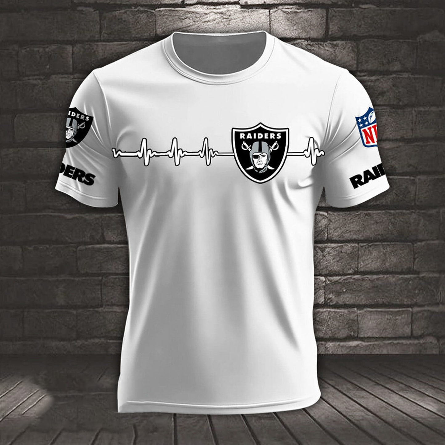 LV x NFL Heart Rate Map Special 3D Shirt DatND ThuongNH