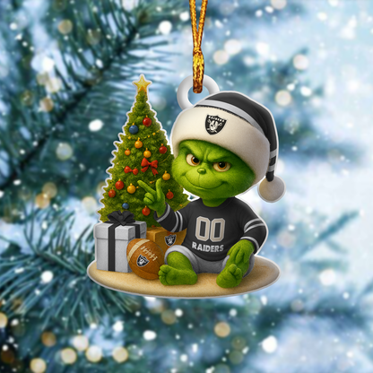 LVR NFL x Grinch Premium Ornament DDT NTL