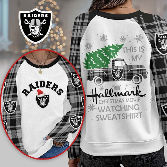 LVR Premium NFL Cozy Round Neck Raglan Sleeve Sweatshirt DDT CTND