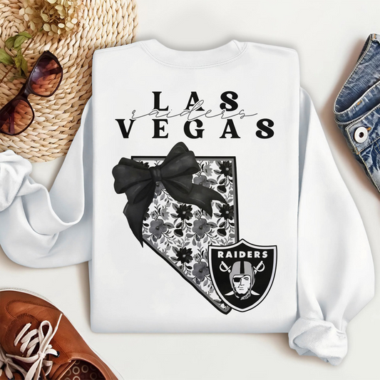 LVR Premium NFL Cozy State Bow Sweatshirt DDT NTL