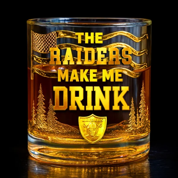 LVR Premium NFL Golden Whiskey Fan Glass DDT HLPhuong