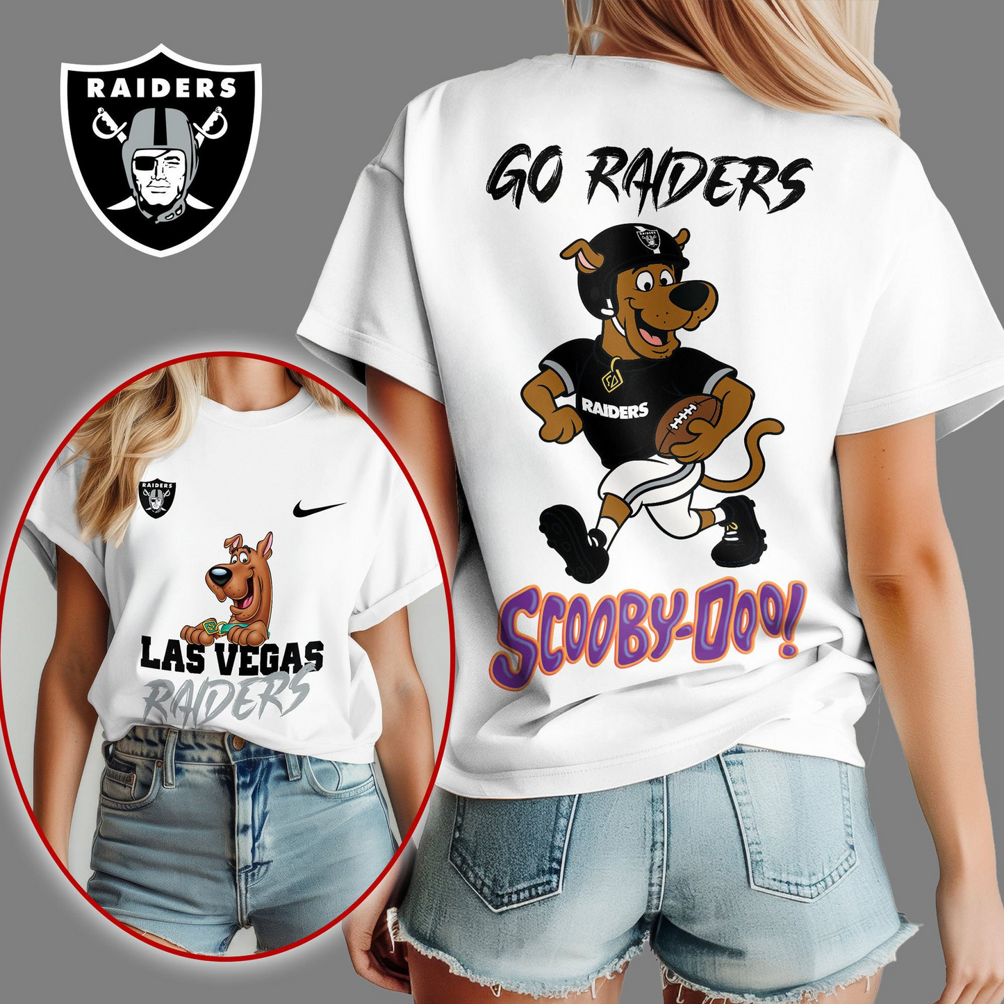 LVR Premium NFL Scooby-Doo Fan Women‘s Shirt DDT CTND