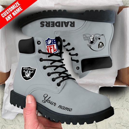 LVR x NFL Custom Leather Boots DATND TANTD