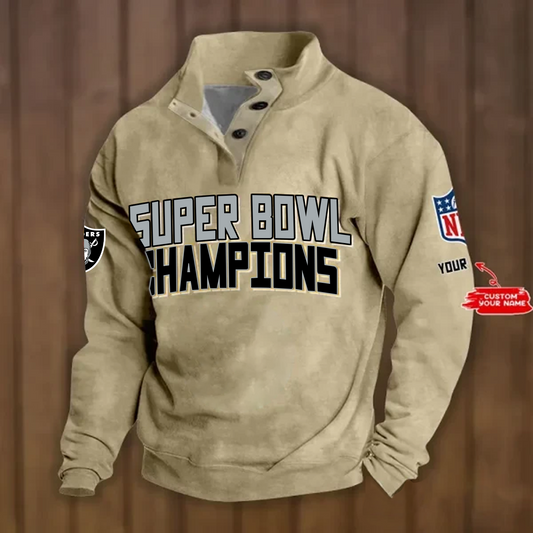 LVR x NFL Double Breasted Stand Collar Hoodies DATND TANTD