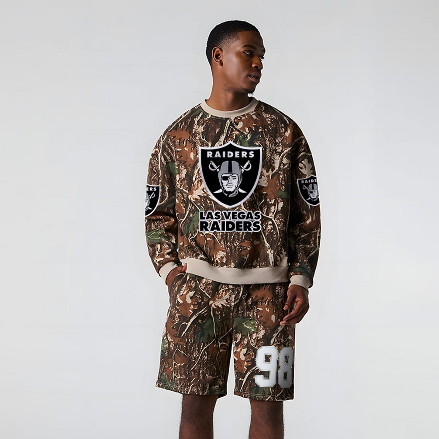 LVR x NFL Football Full Set Long Sweatshirt And Short Pants DATND TANTD