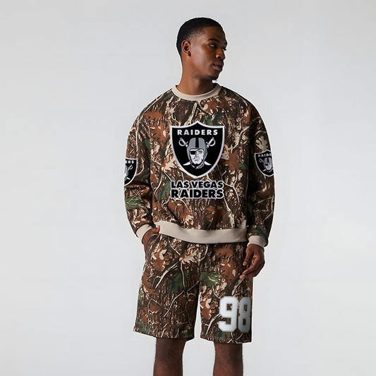 LVR x NFL Football Full Set Long Sweatshirt And Short Pants DATND TANTD