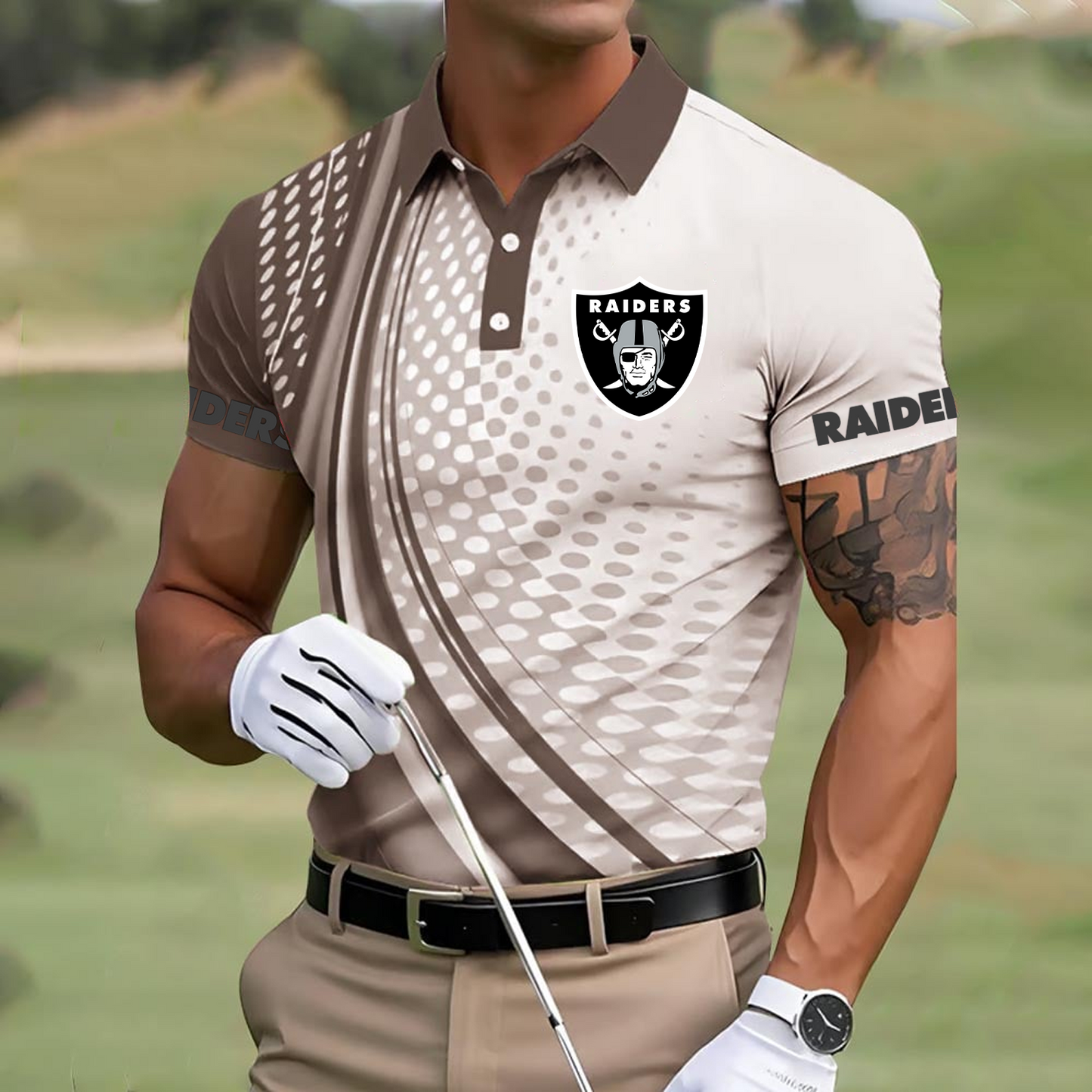 LVR x NFL Polo Shirt DATND TANTD