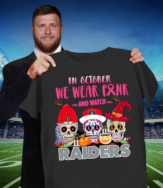 LVR x NFL Sugar skull in October we wear pink and watch DATND TANTD