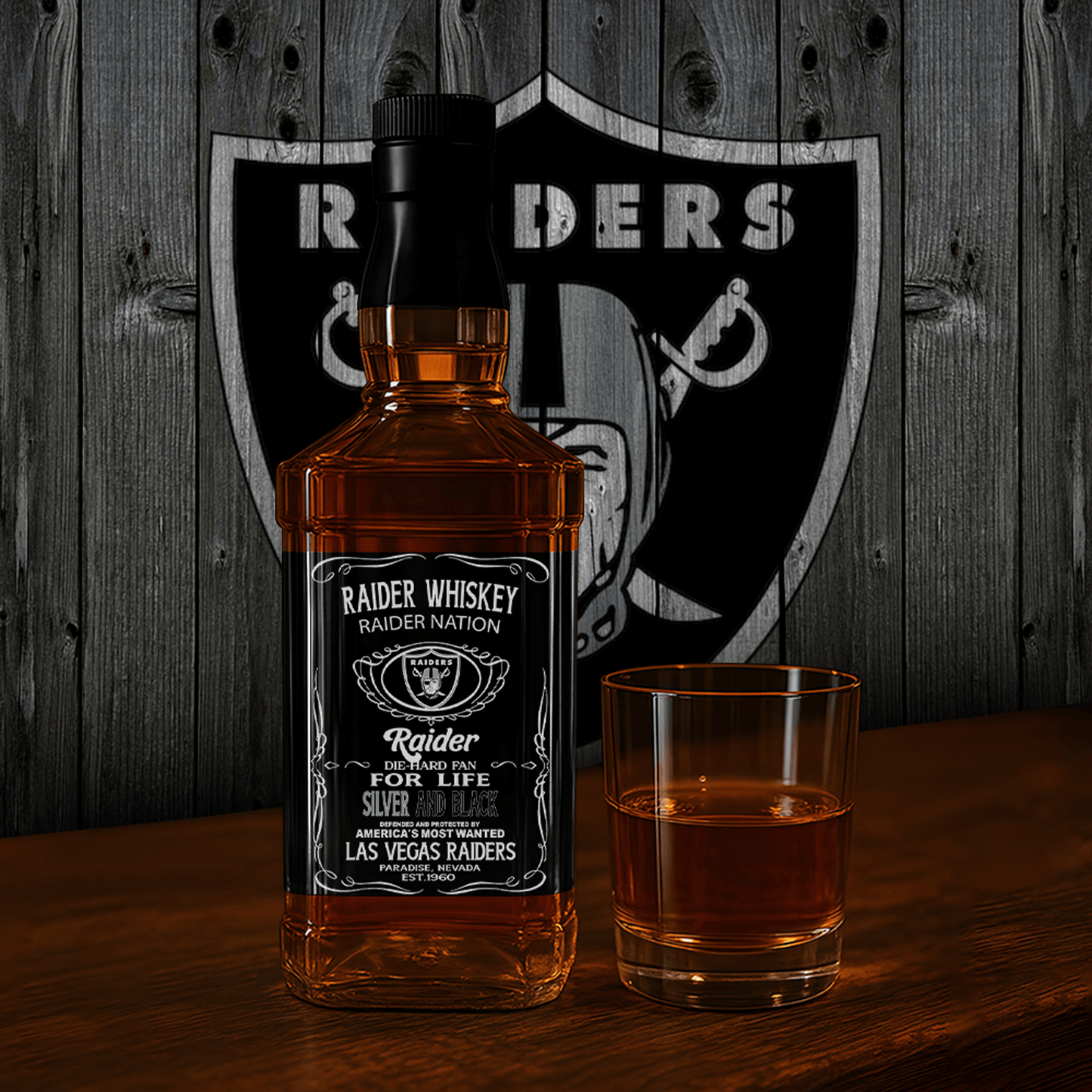 LVR x NFL Whiskey For True Fans Only DATND TANTD