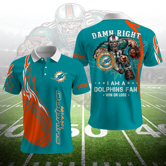 MD NFL Team Mascot Polo Shirt DDT NTL