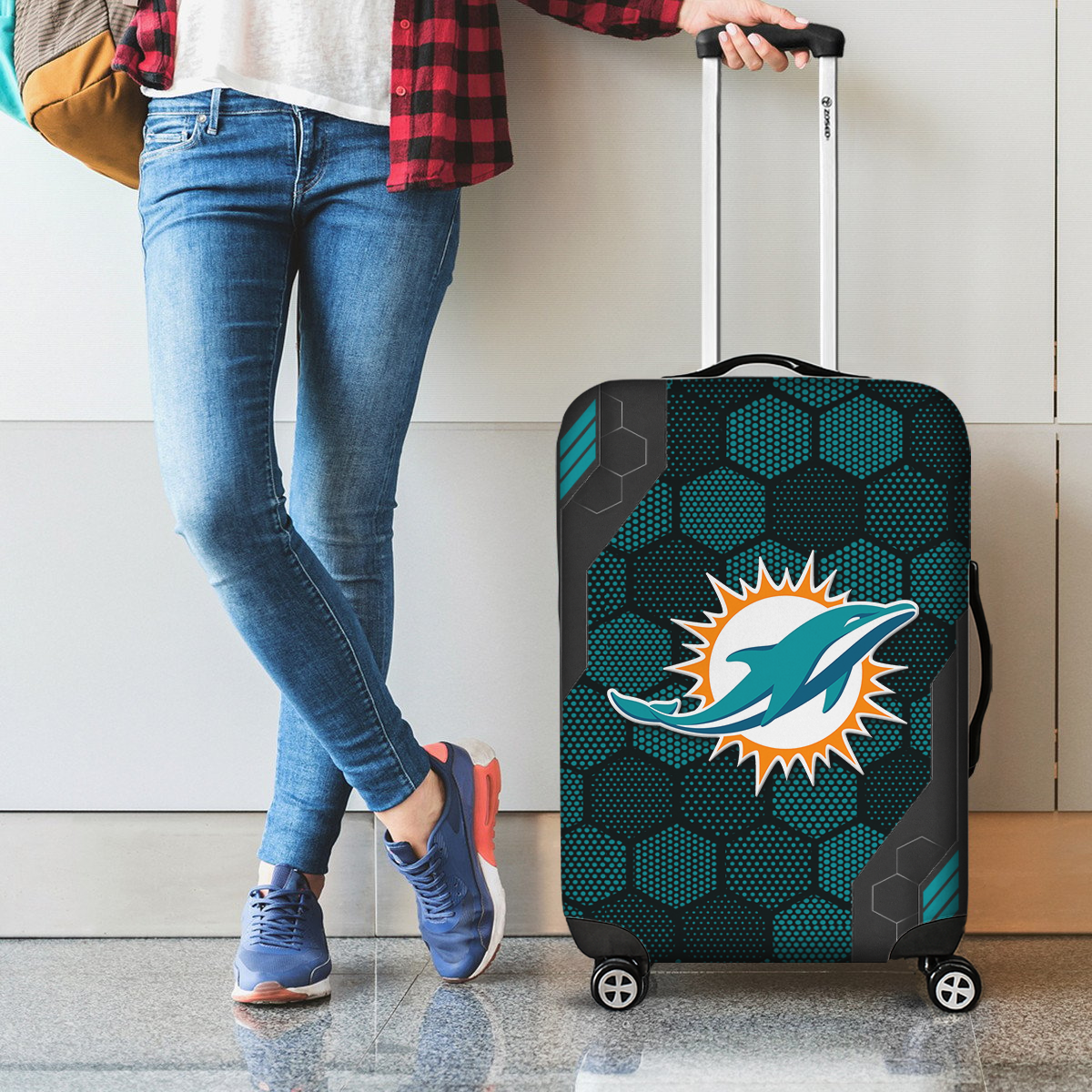 MD NFL V3 Luggage Cover Suitcase Protector DDT NTL