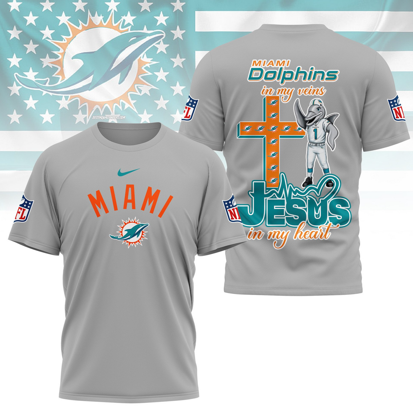 MD Premium Faith & Football 3D Shirt DDT TTV