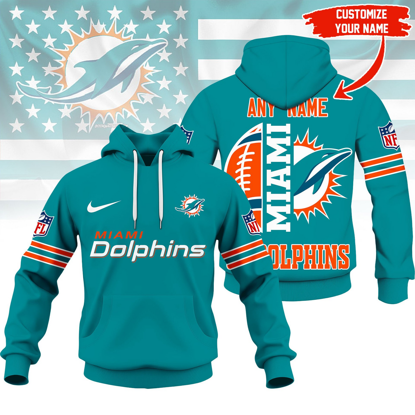 MD Premium NFL Fan Hoodie DDT HLPHUONG