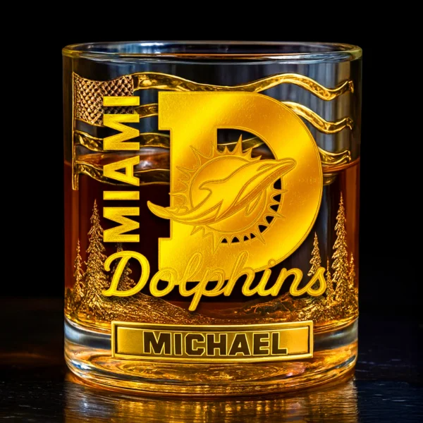 MD Premium NFL Golden Whiskey Fan Glass DDT HLPhuong