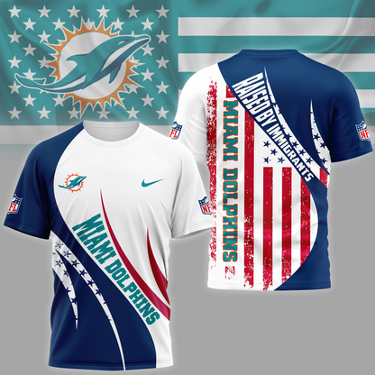 MD Premium NFL Raised By Immigrants 3D Shirt DDT NTL