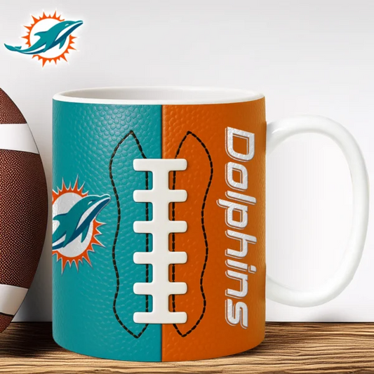 MD Premium NFL Split Color Ceramic Mug DDT HLPhuong
