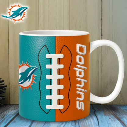 MD Premium NFL Split Color Ceramic Mug DDT HLPhuong