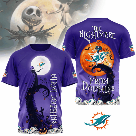 MD Premium NFL X Halloween The Nightmare 3D Shirt DDT CTND