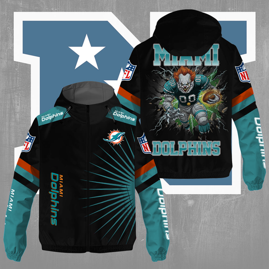 MD x NFL Pennywise 3D Windbreaker Jacket DDT CTND