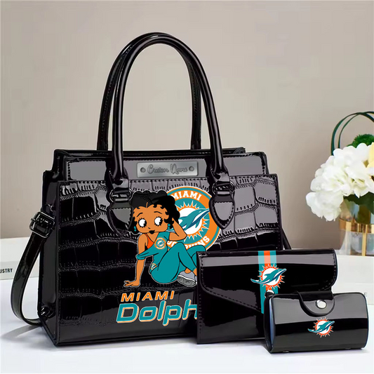 MIA Embossed three-piece handbag set DatND DVT
