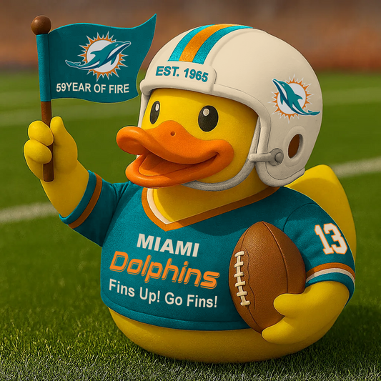 MIA x NFL Anniversary Rubber Duck DATND TANTD