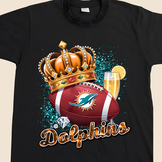 MIA x NFL Crowns Diamond T-Shirt DATND TANTD