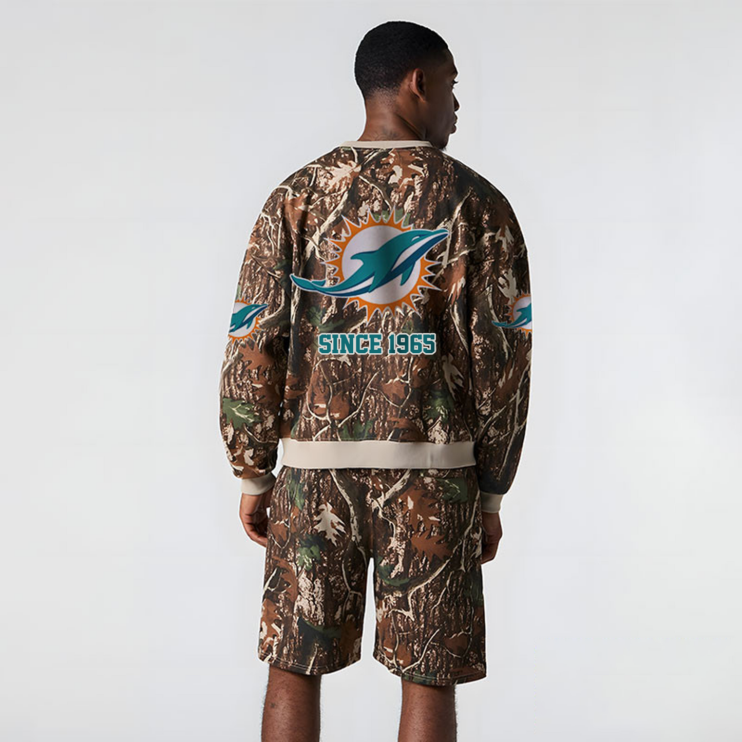 MIA x NFL Football Full Set Long Sweatshirt And Short Pants DATND TANTD
