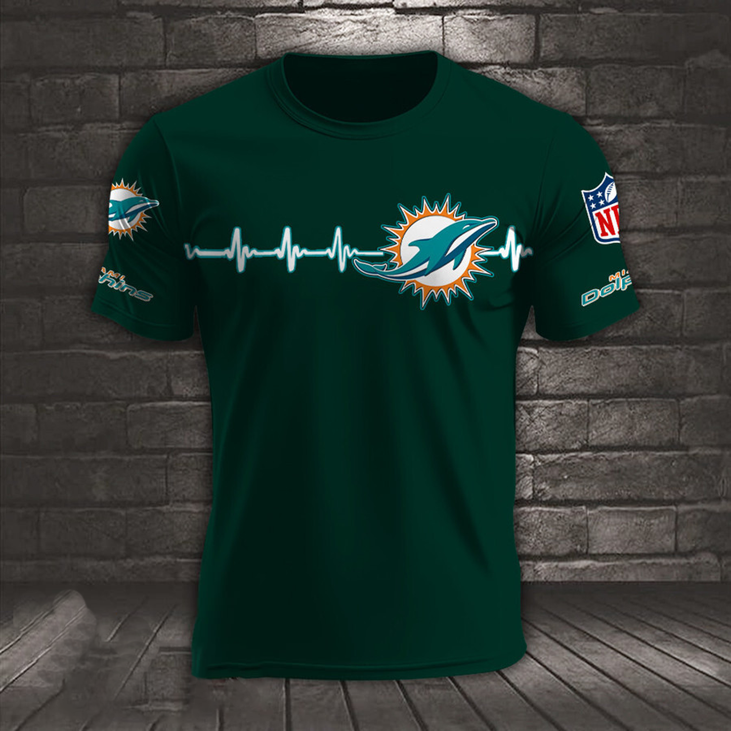 MIA x NFL Heart Rate Map Special 3D Shirt DatND ThuongNH