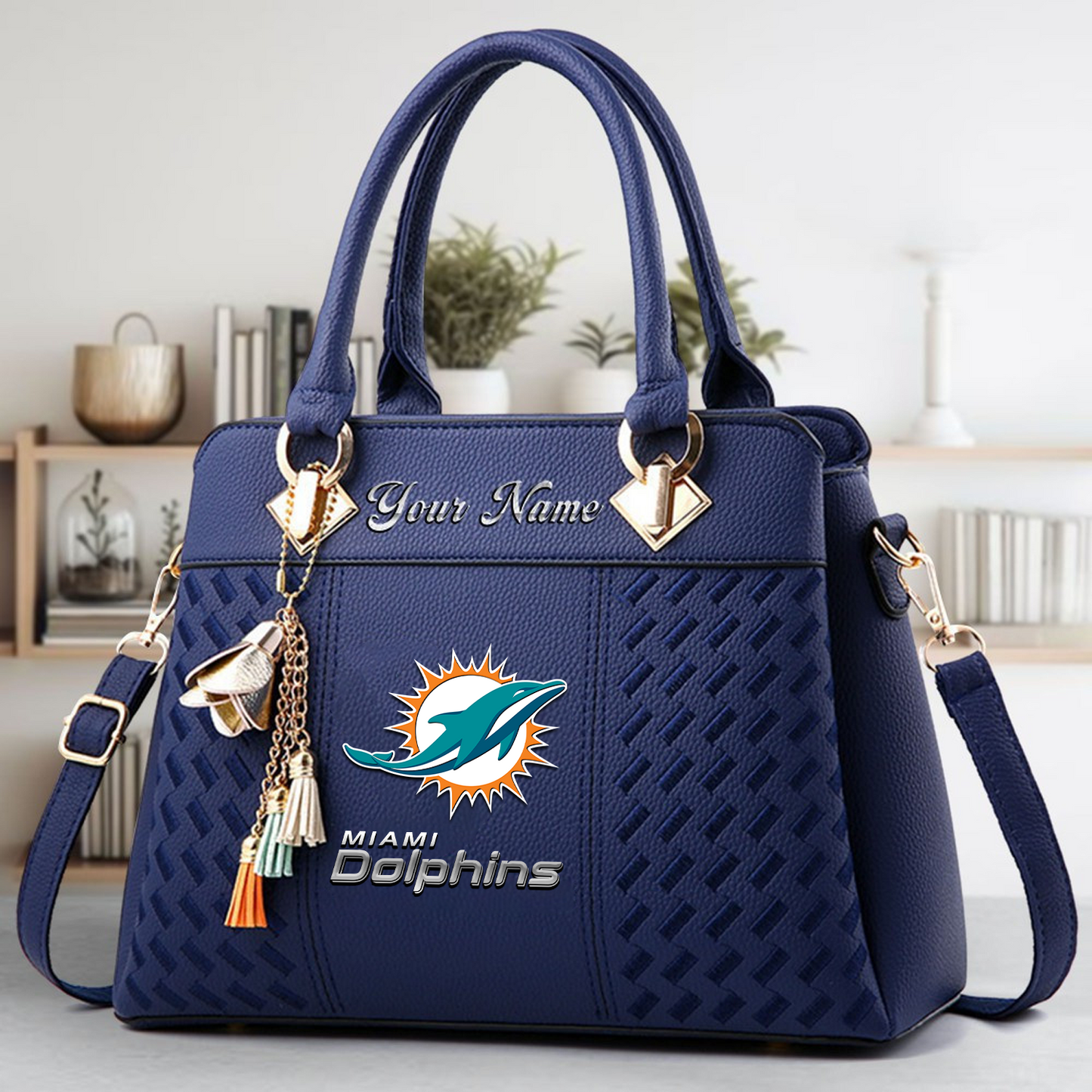 MIA x NFL Leather Bag DATND TANTD