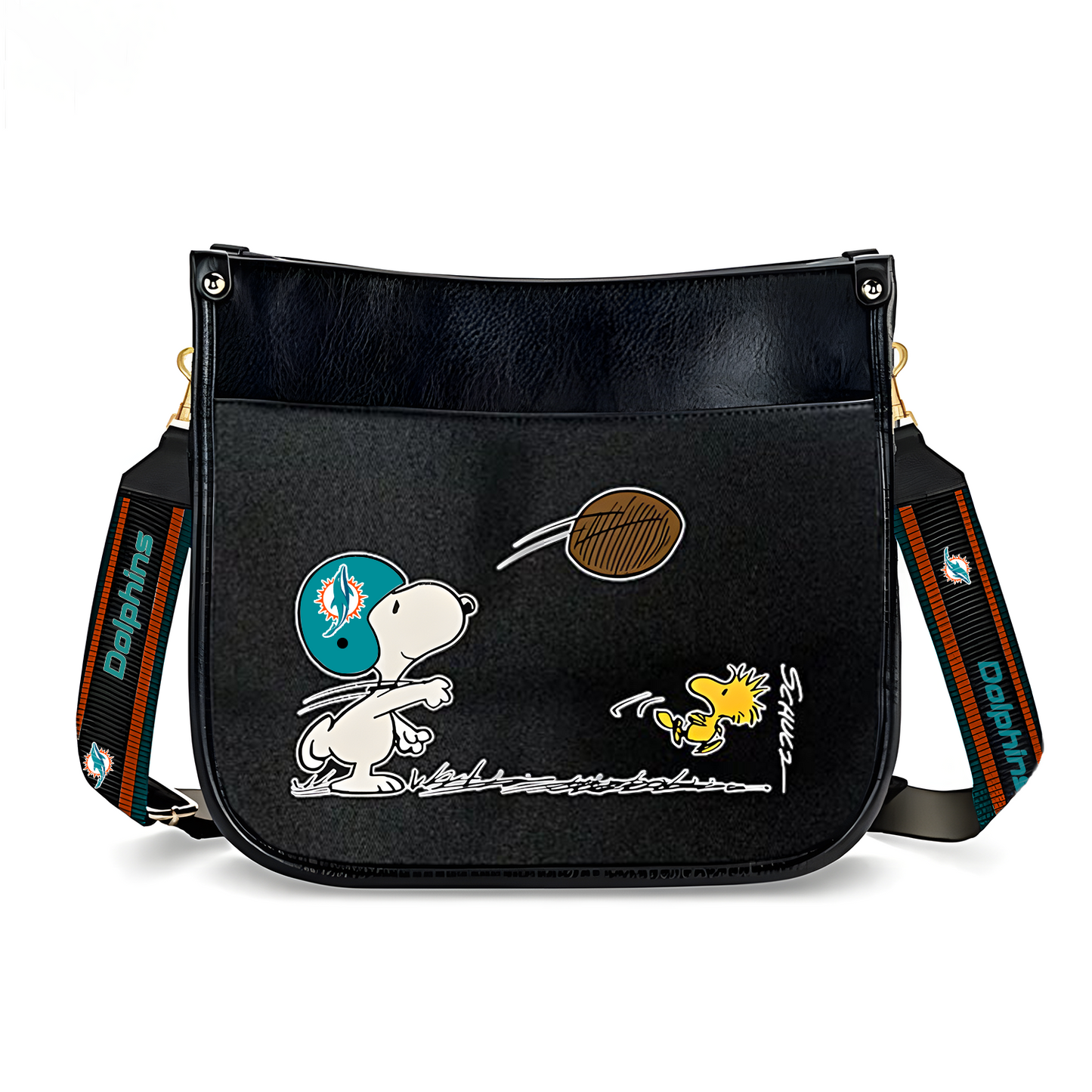MIA x NFL Peanuts Snoopy Football Shoulder Bag DatND ThuongNH