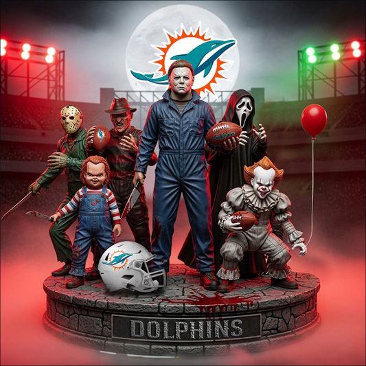 MIA x NFL Personalized Acrylic Block Plaque Halloween