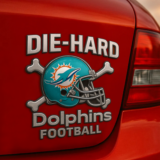 MIA x NFL Premium 3D Car Name Badge DATND DVT