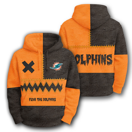 MIA x NFL Premium 3D Hoodie Shirt Halloween DatND DVT