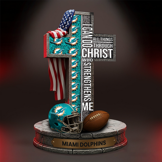 MIA x NFL Premium Acrylic Block DATND TANTD