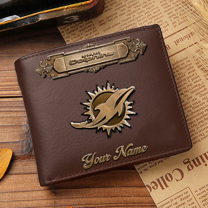 MIA x NFL Premium Leather Wallet DatND DVT