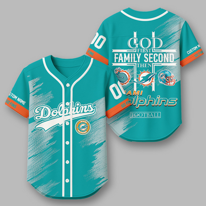 MIA x NFL Premium NFL Baseball Jersey DATND TANTD