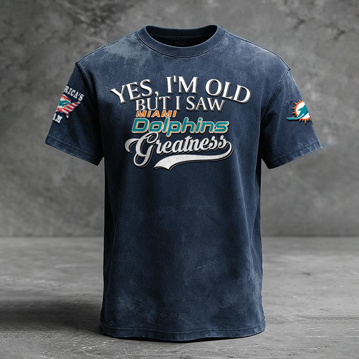 MIA X NFL Retro Style Shirt V1 NAK NHT