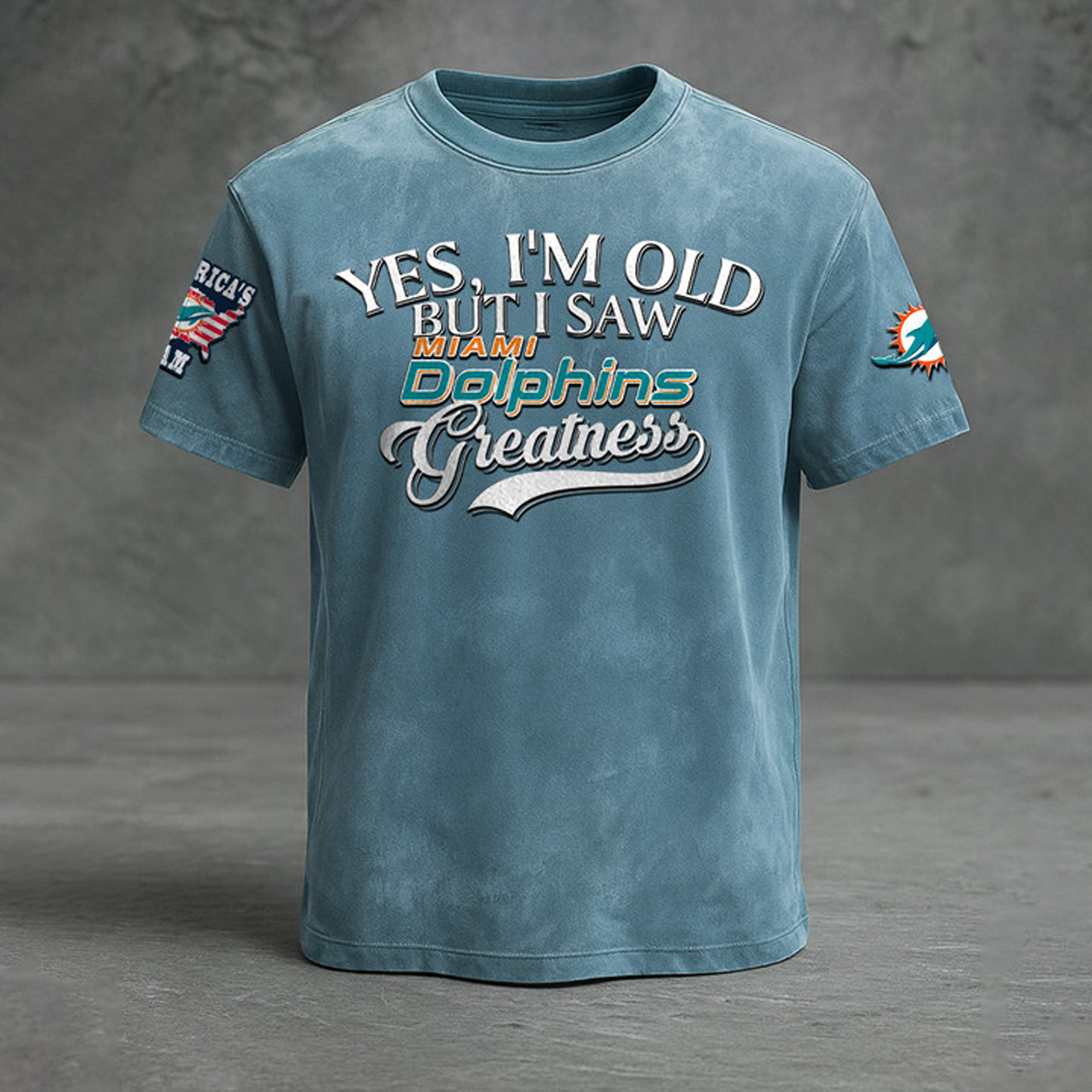 MIA X NFL Retro Style Shirt V1 NAK NHT