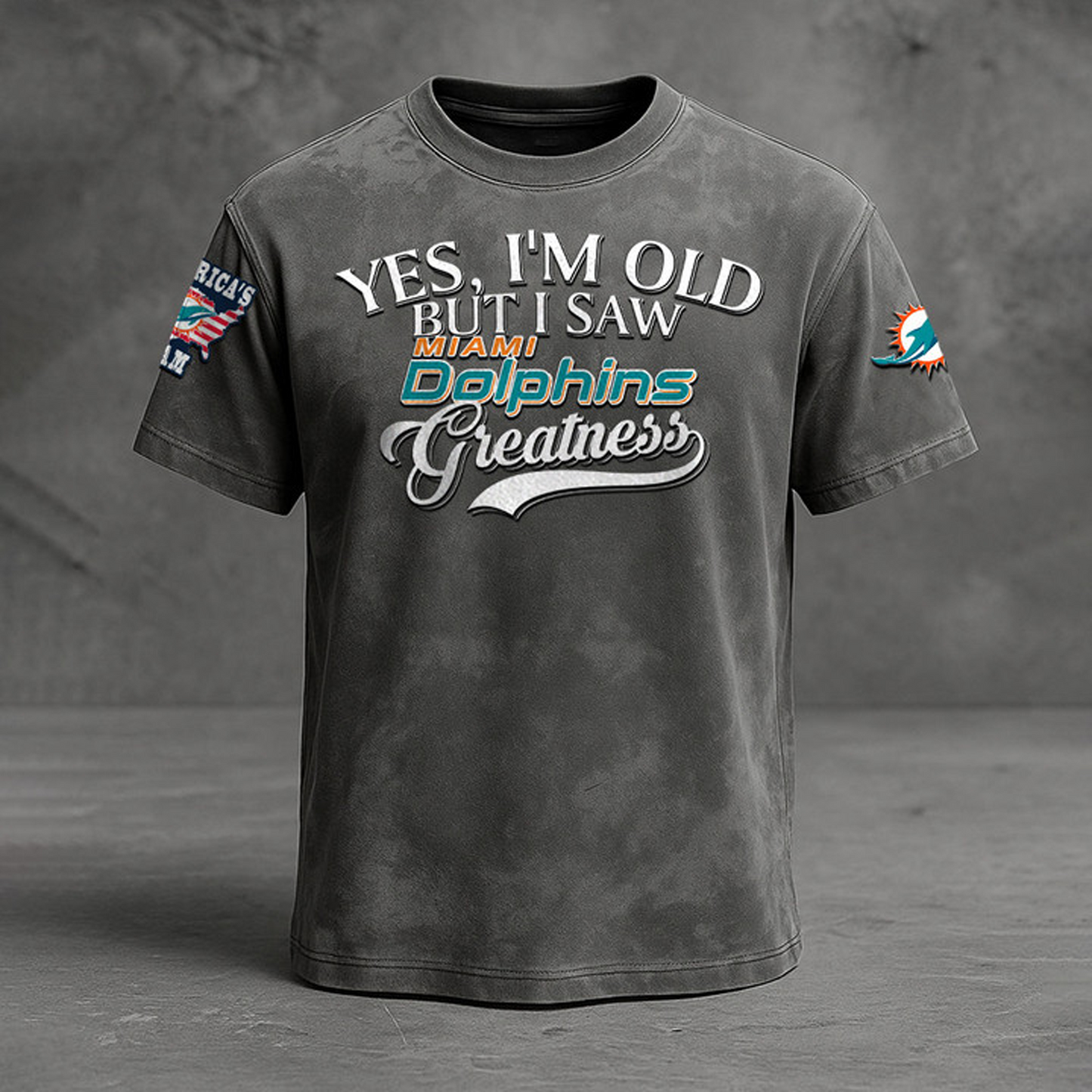 MIA X NFL Retro Style Shirt V1 NAK NHT