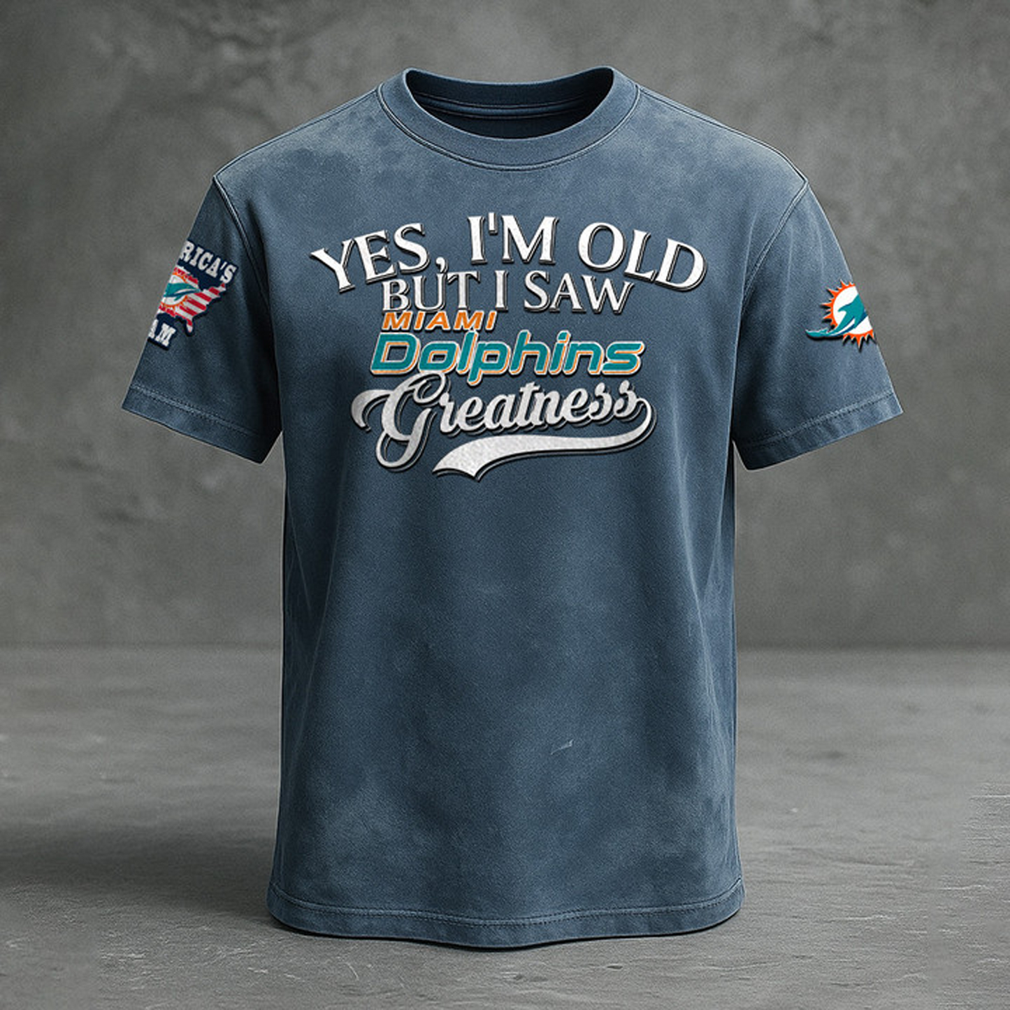 MIA X NFL Retro Style Shirt V1 NAK NHT