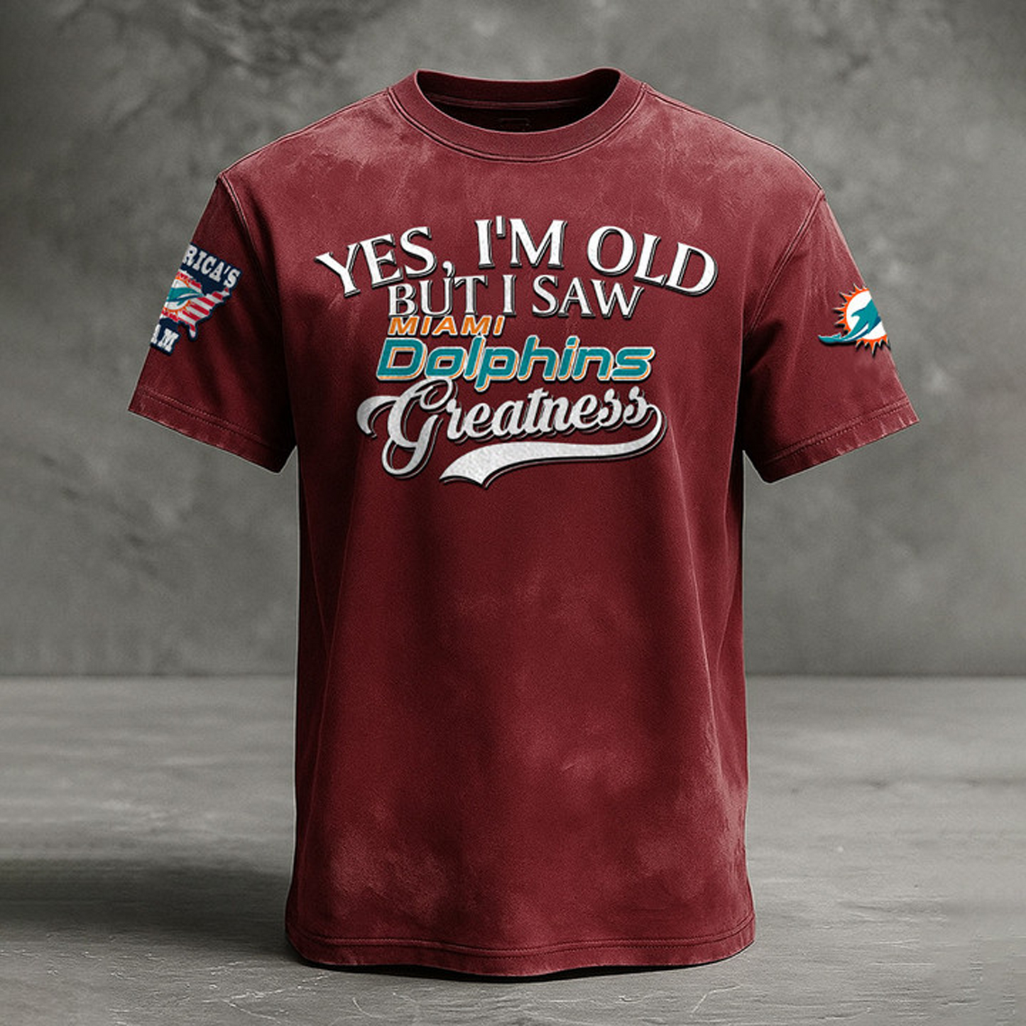 MIA X NFL Retro Style Shirt V1 NAK NHT