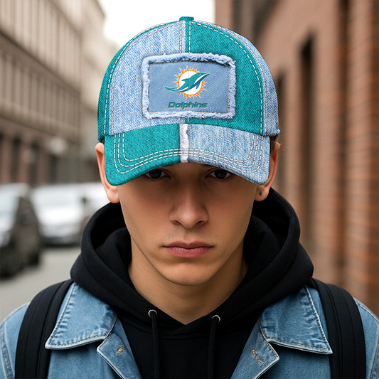 MIA x NFL Streetwear Style Classic Cap DATND TANTD