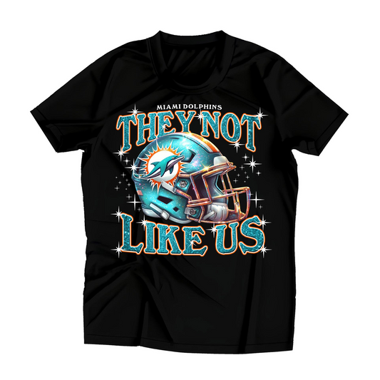 MIA x NFL T-Shirt They Not Like Us DATND TANTD