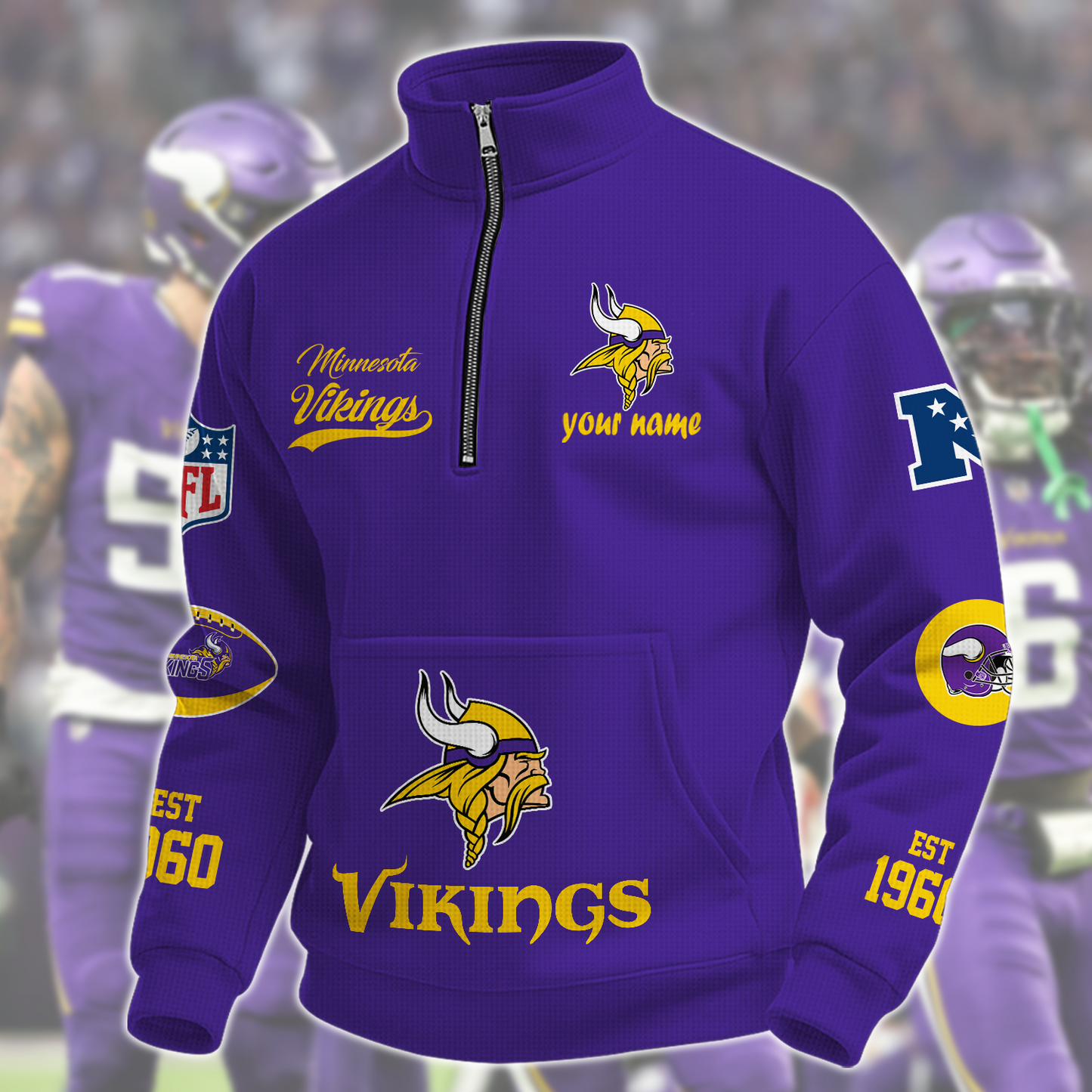 MIN  x NFL Quarter-Zip Sweatshirt DatND DVT