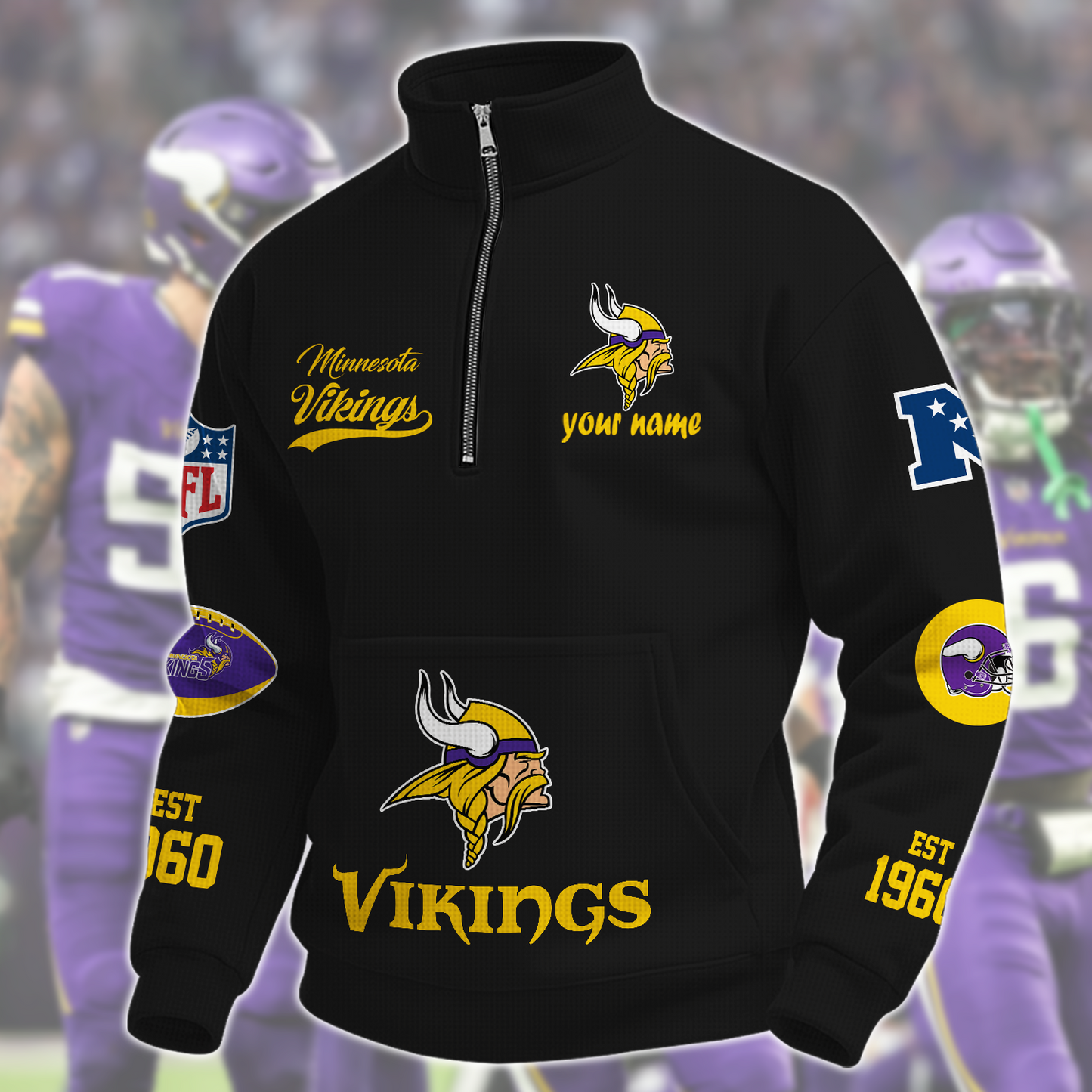 MIN  x NFL Quarter-Zip Sweatshirt DatND DVT